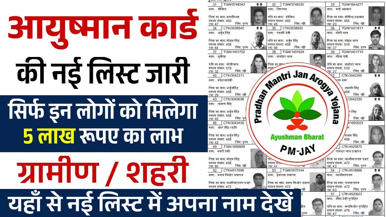Ayushman Card List