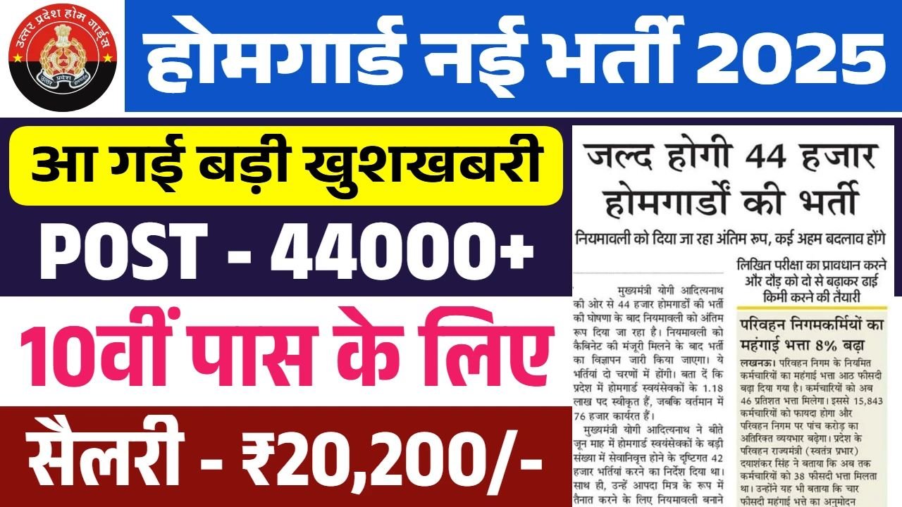 Home Guard Bharti 2025