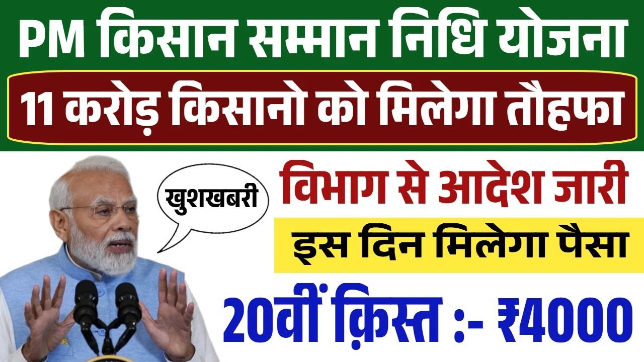 PM Kisan 20th Installment Date